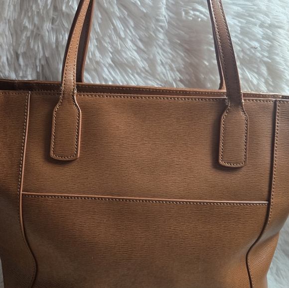 Ralph Lauren Newbury Medium Sized Shopping Tote Brown SMOKE FREE PET FREE HOME - Picture 3 of 7